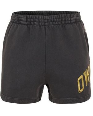 Represent Owners Fleece Jogger Shorts - Black