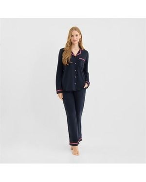 Chelsea Peers Long Sleeve Pyjama Set - Blue