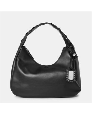 Ganni Bou Hobo Xxl - Black