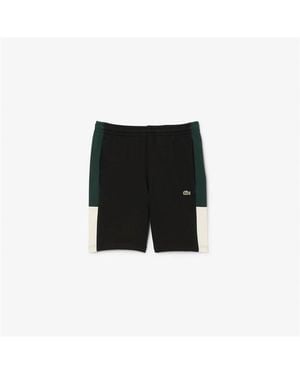 Lacoste Soft Fleece Jogger Shorts - Black