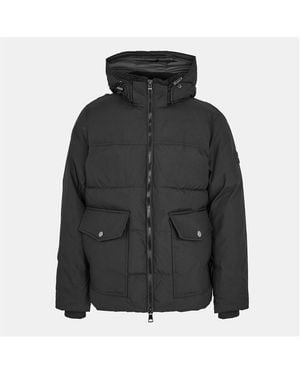 Tommy Hilfiger Rockie Utility Insulated Medium Puffer Jacket - Black