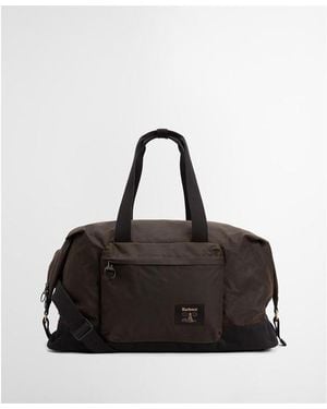 Barbour Field Waxed Holdall - Black