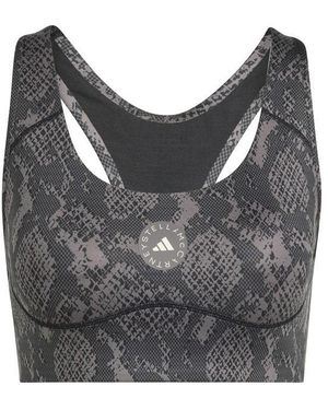 adidas By Stella McCartney Power Impact Training Bra Medium Support Printed - Grey