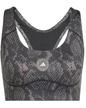 adidas By Stella McCartney Power Impact Training Bra Medium Support Printed - Grey