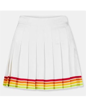 CASABLANCA Mascot Mini Skirt - White