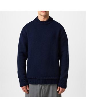 Maison Margiela Knitted Jumper - Blue