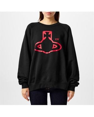 Vivienne Westwood Raglan Sleeve Orb Sweatshirt - Grey