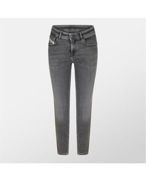 DIESEL Slandy Straight Jeans - Grey