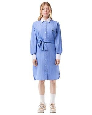 Lacoste Long Sleeve Dress Shirt - Blue