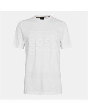 BOSS Tiburt 414 T-Shirt - White