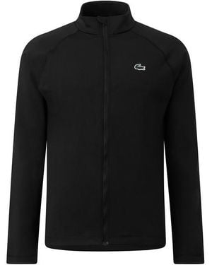 Lacoste Tech Full-Zip Slim-Fit Tennis Jacket - Black