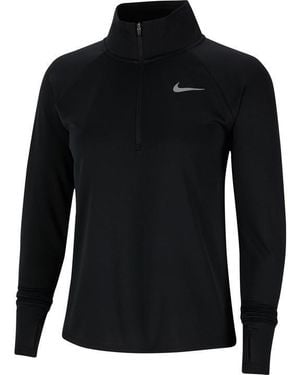 Nike Pacer Long-Sleeve 1/2-Zip Running Top - Black