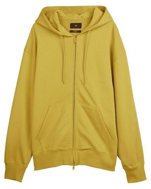 Y-3 Organic Cotton Terry Zip Hoodie - Yellow
