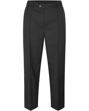 About Blank Everyday Wide Leg Pleated Trousers - Grey