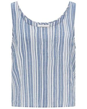 Nudea Tank Organic Cotton Gauze - Blue