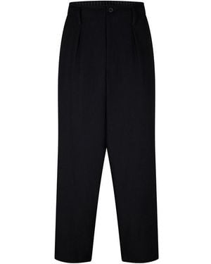 Yohji Yamamoto Pleated Trousers - Black