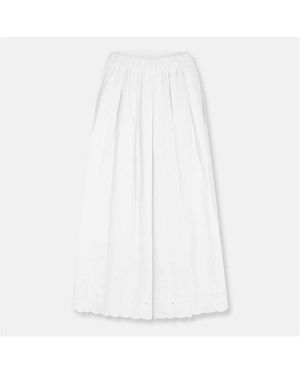 Weekend by Maxmara Pio Midi Skirt - White