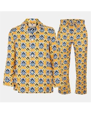 Gucci Adults Long Sleeve Pyjama Sets - Yellow