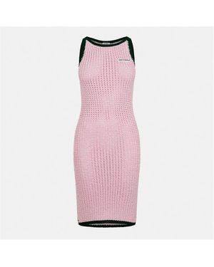 CASABLANCA Mouline Structured Mini Dress - Pink
