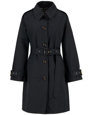 Barbour Maia Showerproof Cotton Long Sleeve Trench Coat - Blue