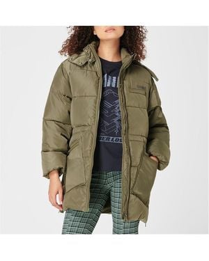 Ganni Tech Puffer Coat - Green
