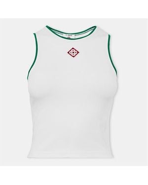 CASABLANCA Logo Vest - Blue