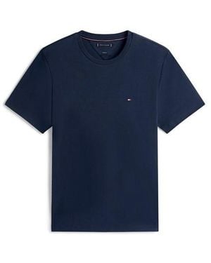 Tommy Hilfiger Interlock Cotton T-Shirt - Blue