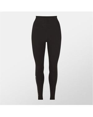 Lacoste Logo Leggings - Black