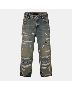 Represent Denim Straight Leg Jeans - Blue