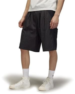 Y-3 Nylon Woven Tracksuit Shorts - Black