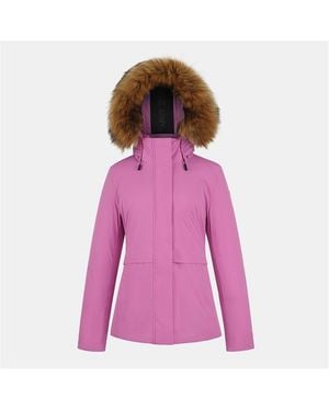 ARCTIC ARMY Hooded Long Sleeve Parka - Pink