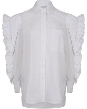 Max Mara Max Pleiadi Shirt Ld43 - White