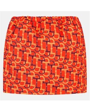 Gucci Horsebit Skirt - Red