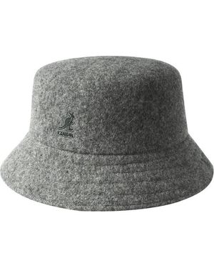 Kangol Wool Lahinch Seamless Knitted Bucket Hat - Grey