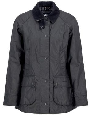 Barbour Beadnell Wax Jacket - Grey