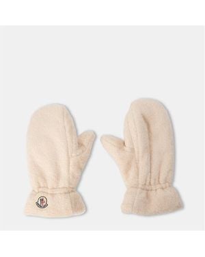 Moncler Knitted Gloves - Natural
