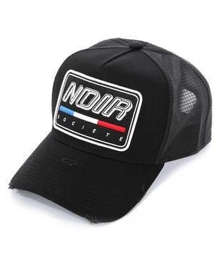 societe NOIR Paris Trucker Cap - Black