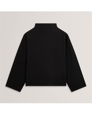 Ted Baker Funnel Neck Sweatshirt - Black