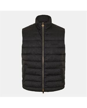 Versace Down Gilet Sn54 - Black