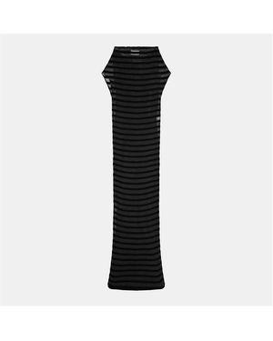 Jean Paul Gaultier The Mariniere Striped Dress - Black