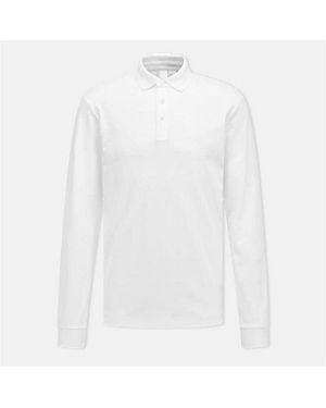BOSS Hbb Pado 30 Long-Sleeve Polo Shirt, Iconic Logo Embroidered - White