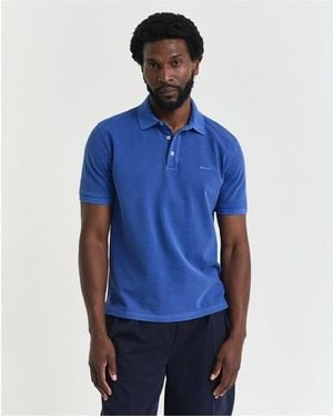 GANT Sunfaded Piqu¿ Polo Shirt - Blue