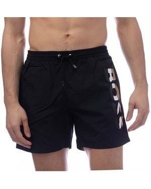 HUGO Bold Swim Shorts - Blue