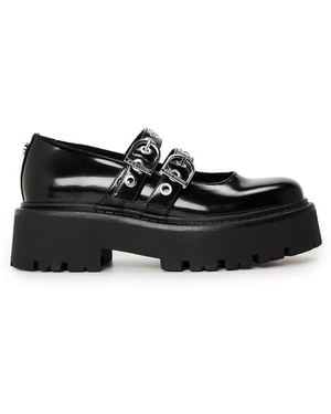 Steve Madden Overt Heeled Mules - Black