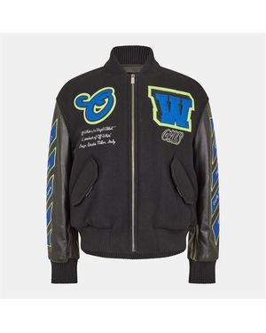 Off-White c/o Virgil Abloh Off Hammer Lthr Jkt - Black