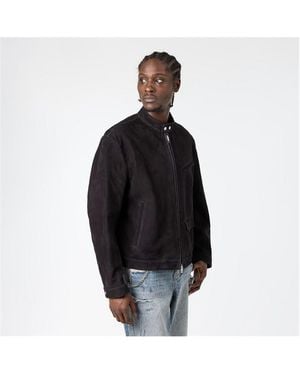 Represent Structured Fit Bomber Jacket - Black