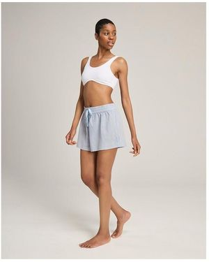 Nudea Classic Boxer Organic Cotton Gauze - Blue