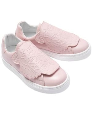 KENZO Logo Trainers Childrens - Pink