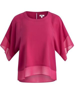 DKNY Short Sleeve Blouse - Pink