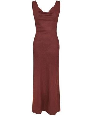 Faithfull the Brand Paloma Maxi Long Maxi Dress - Red
